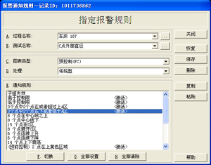 盈飞无限SPC软件-报警通知规则窗