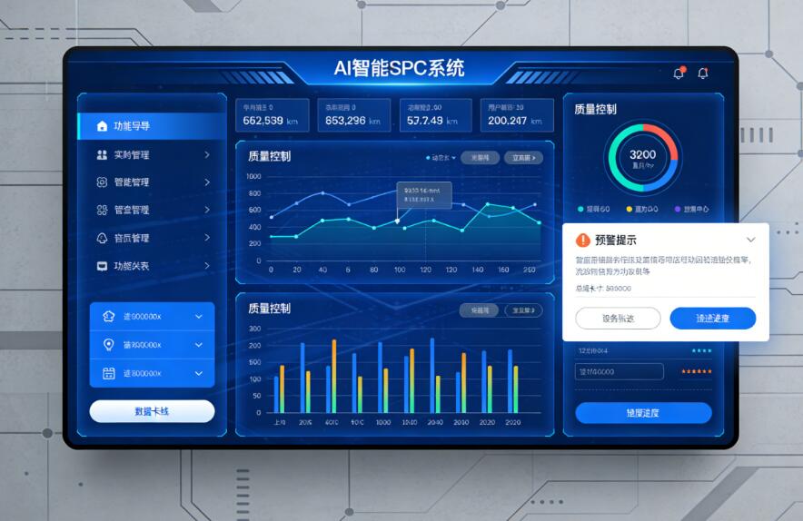 盈飞无限AI智能版SPC软件QDD系统
